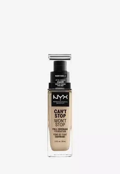 Тональная основа CAN'T STOP WON'T STOP FOUNDATION Nyx Professional Makeup, цвет 6-mrz warm vanilla