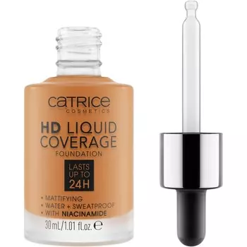 Тональная основа Catrice HD Liquid Coverage Foundation, 082 Warm Caramel / 30 ml