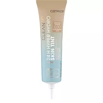 Тональная основа Clean ID 24H Hyper Hydro Skin Tint Foundation 30 мл - Нейтральный ирис Catrice