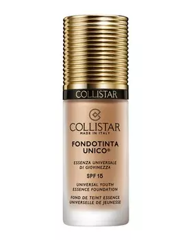 Тональная основа Collistar Unico Universal Youth Essence SPF 15, 30 мл, beige dorado 3g