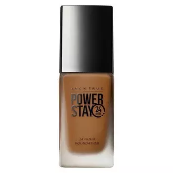 Тональная основа для лица Avon Power Stay Face Foundation "24 Hours" - 520P (насыщенный охристый)