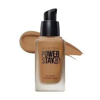Тональная основа для лица Avon Power Stay Face Foundation "24 часа" - 320G (солнечно-бежевый)
