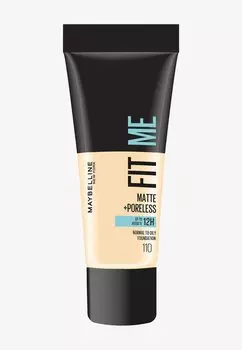 Тональная основа FIT ME! MATTE + PORELESS MAKE-UP Maybelline New York, цвет porcelain