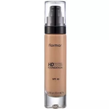 Тональная основа HD Invisible Cover Foundation Base de Maquillaje SPF30 Flormar, 40 Light Ivory