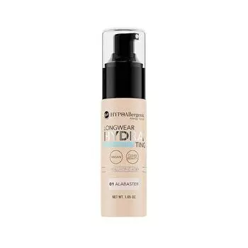 Тональная основа Hydra Long Wear Base de Maquillaje Hipoalergnica Bell, 01 Alabaster