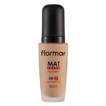 Тональная основа Mat Touch Foundation Base de Maquillaje Flormar, 308 Fair Ivory