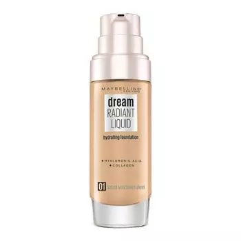 Тональная основа Maybelline Dream Radiant Maybelline New York, цвет 1n natural ivory, 30 мл