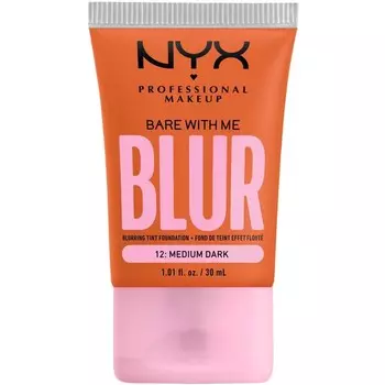 Тональная основа NYX Professional Makeup Bare With Me Blur, Medium Dark / 30 ml