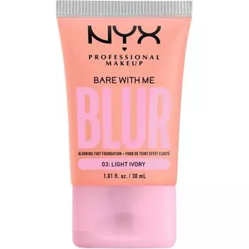 Тональная основа NYX Professional Makeup Bare With Me Blur, Light Ivory / 30 ml