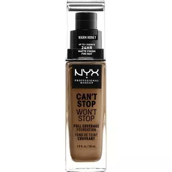 Тональная основа NYX Professional Makeup Can't Stop Won't Stop Foundation, Nr. 28 Warm Honey / 30 ml