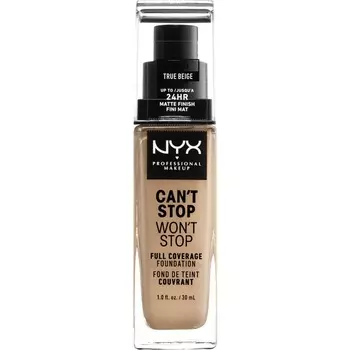 Тональная основа NYX Professional Makeup Can't Stop Won't Stop Foundation, Nr. 12 True Beige / 30 ml