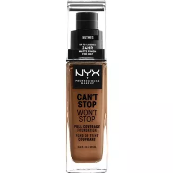 Тональная основа NYX Professional Makeup Can't Stop Won't Stop Foundation, Nr. 30 Nutmeg / 30 ml