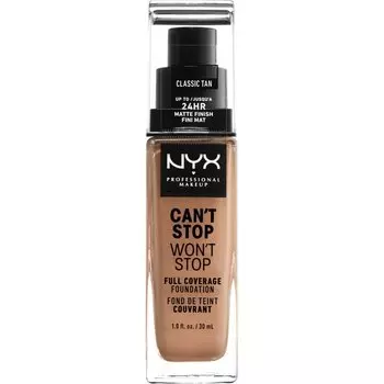 Тональная основа NYX Professional Makeup Can't Stop Won't Stop Foundation, Nr. 18 Classic Tan / 30 ml