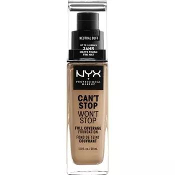 Тональная основа NYX Professional Makeup Can't Stop Won't Stop Foundation, Nr. 15 Neutral Buff / 30 ml