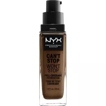 Тональная основа NYX Professional Makeup Can't Stop Won't Stop Foundation, Nr. 40 Walnut / 30 ml
