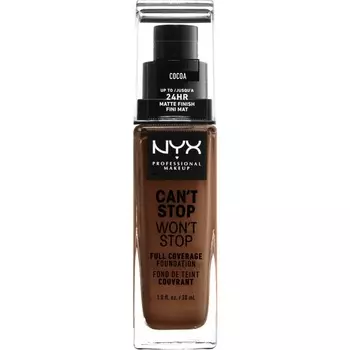 Тональная основа NYX Professional Makeup Can't Stop Won't Stop Foundation, Nr. 38 Cocoa / 30 ml