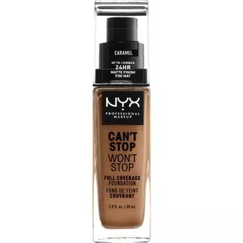 Тональная основа NYX Professional Makeup Can't Stop Won't Stop Foundation, Nr. 23 Caramel / 30 ml