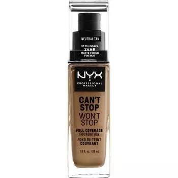 Тональная основа NYX Professional Makeup Can't Stop Won't Stop Foundation, Nr. 20 Neutral Tan / 30 ml