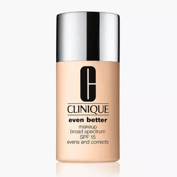 Тональная основа под макияж Clinique, Even Better SPF 15, 30 мл, CN 28 Ivory