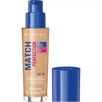 Тональная основа Rimmel Match Perfection 082 Яркий бежевый 30 мл