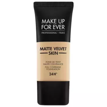 Тональная основа с матовым бархатистым эффектом и полным покрытием Make Up For Ever, цвет y335 dark sand