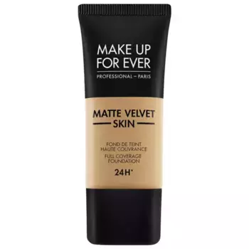 Тональная основа с матовым бархатистым эффектом и полным покрытием Make Up For Ever, цвет y425 honey