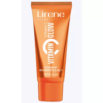 Тональная основа с витамином C Glow Brightening Nude Vegan, 30 мл, Lirene