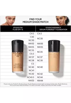 Тональная основа Studio Fix Fluid Spf15 MAC, nc37