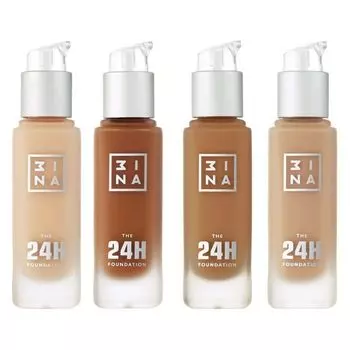 Тональная основа The 24h Foundation Base de Maquillaje 3Ina, 648 Gold