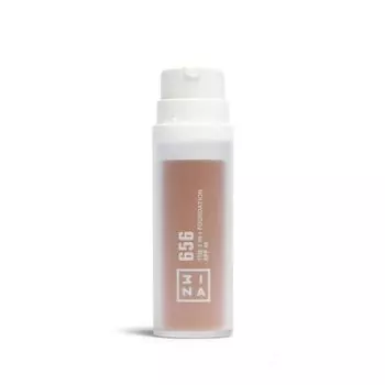 Тональная основа The 3 in 1 Foundation Base de Maquillaje 3Ina, 656 Dark Gold