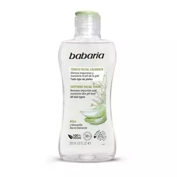 Тональная основа Tnico Facial Calmante Aloe y Manzanilla Babaria, 200 ml