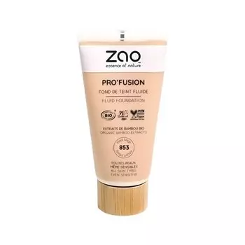 Тональная основа Zao Pro'fusion Fluid Foundation, 853 Petal Beige / 30 ml