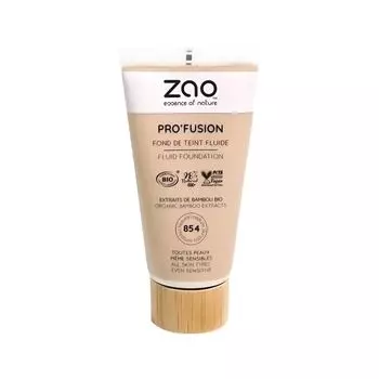 Тональная основа Zao Pro'fusion Fluid Foundation, 854 Natural Medium / 30 ml