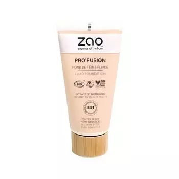 Тональная основа Zao Pro'fusion Fluid Foundation, 851 Porcelain Beige / 30 ml