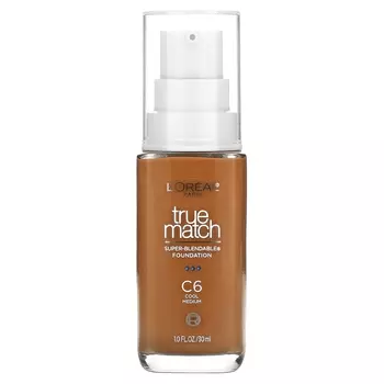 Тональная основа жидкая L'Oral True Match Super-Blendable Foundation C6 Cool Medium, 30 мл