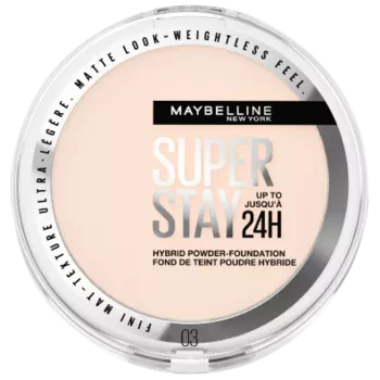 Тональная пудра для лица 03 Maybelline New York Super Stay 24H Hybrid Powder, 9 гр