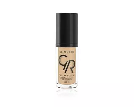 Тональный крем 2в1 11 Nude, 30 мл Golden Rose, Total Cover
