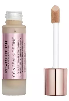 Тональный крем Conceal & Define Foundation Makeup Revolution, цвет f7