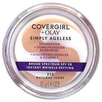 Тональный крем Covergirl Olay Simply Ageless SPF 28 215 Natural Ivory