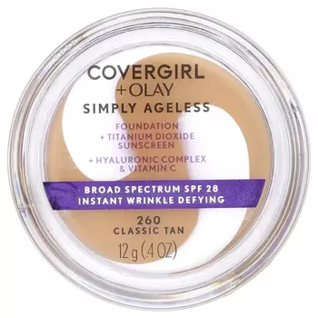 Тональный крем Covergirl Olay Simply Ageless SPF 28 260 Classic Tan