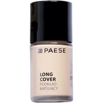 Тональный крем для лица 01м фарфор Paese Long Cover Matt, 30 мл