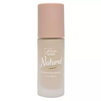 Тональный крем для лица 1,5 оливковый, 25 мл Glam Shop Natural, цвет 1,5 oliwka