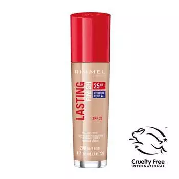 Тональный крем для лица 200 нежно-бежевый, 30 мл Rimmel, Lasting Finish 25HR