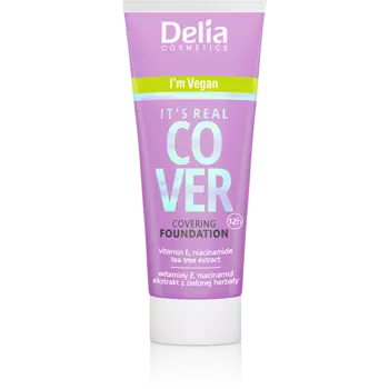 Тональный крем для лица 202 Delia Real Cover, 30 мл
