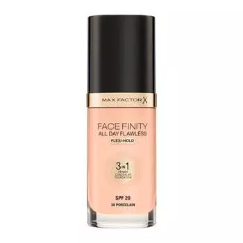 Тональный крем для лица, 30 фарфоров, Spf 20, 30 мл Max Factor, Facefinity All Day Flawless 3in1 Flexi-Hold