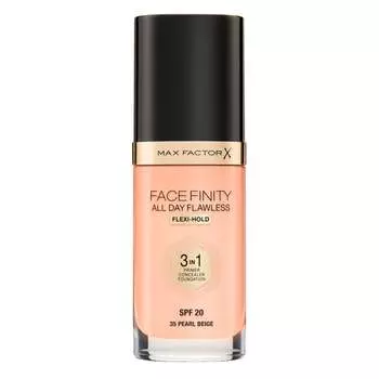 Тональный крем для лица, 35 жемчужно-бежевый, Spf 20, 30 мл Max Factor, Facefinity All Day Flawless 3in1 Flexi-Hold