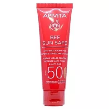 Тональный крем для лица Bee Sun Safe Anti-Spot & Anti-Age Defense, Apivita