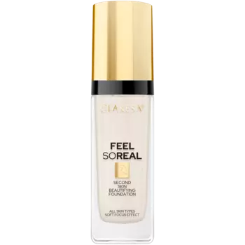 Тональный крем для лица Claresa Second Skin Feel So Real, 30 мл