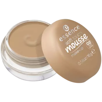 Тональный крем для лица матовый бежевый 02 Essence Soft Touch, 16 гр