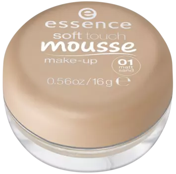 Тональный крем для лица матовый песок Essence Soft Touch, 16 гр